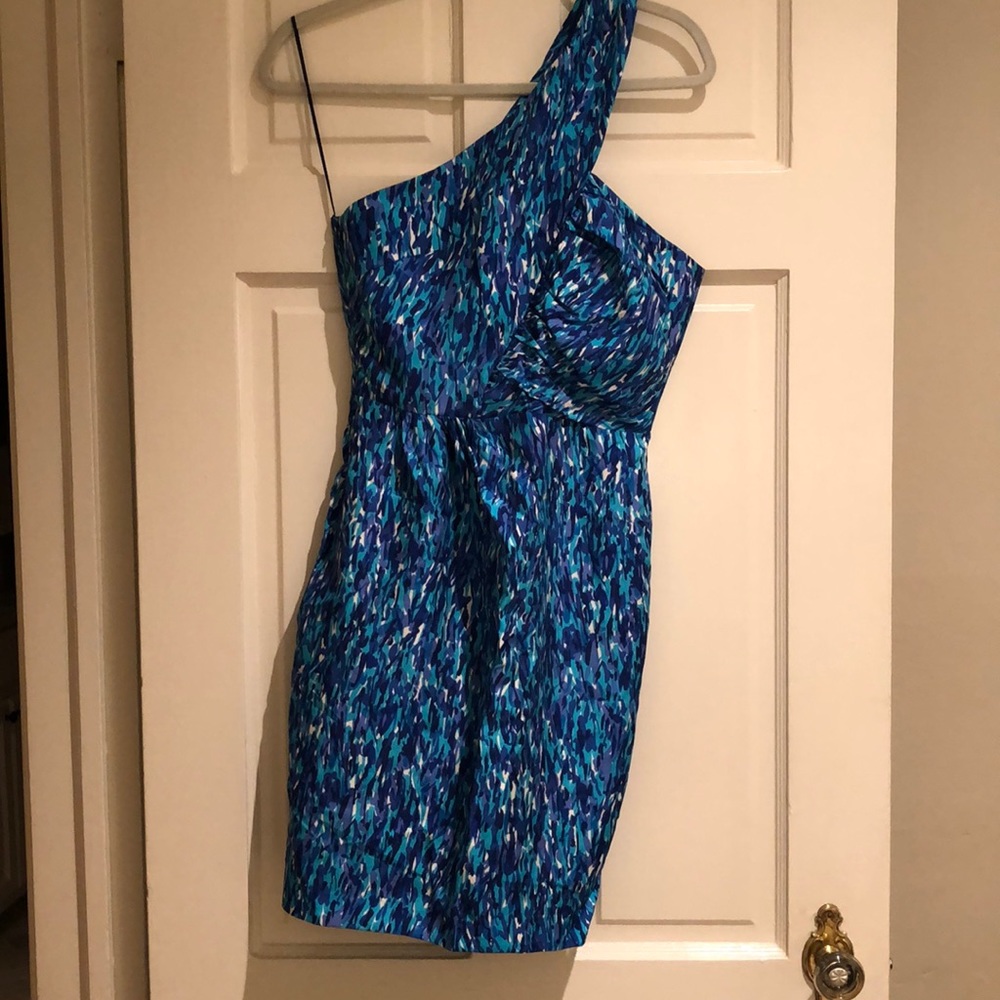 One Shoulder Trina Turk Dress